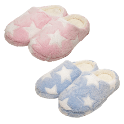 Ladies Star Mule Slipper