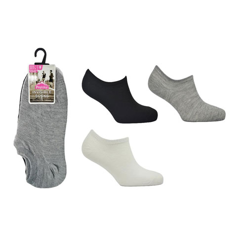Ladies ProHike Invisible Socks Assorted | Wholesale Socks | Wholesale ...