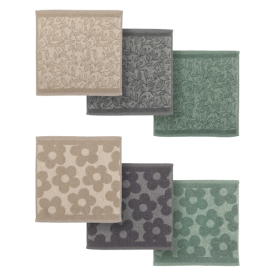 On Trend Design 100% Egyptian Cotton Face Cloths