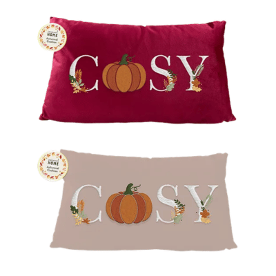 Autumnal Cosy Pumpkin Cushion 30X50cm