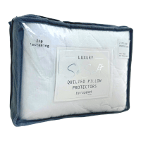 Zip Fastening 2 Pack Pillow Protectors