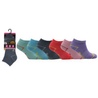 Ladies ProHike 3 pack Trainer Socks Coloured