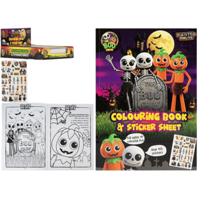The Boo Crew Halloween Activity Book With Stickers