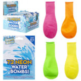 Neon Water Bombs 72 Pack