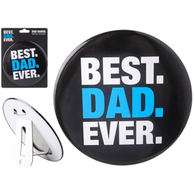 Jumbo Best Dad Ever Badge
