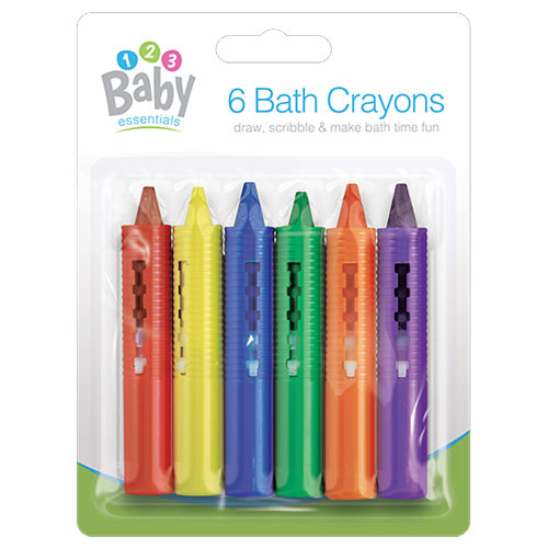 Baby Bath Crayons 6 Pack