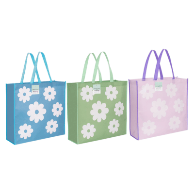 Reusable Flower Tote Bag