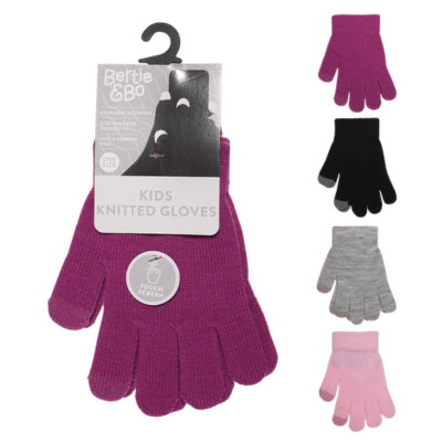 Kids Thermal Phone Touch Gloves