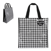 Houndstooth Design Shopping Bag