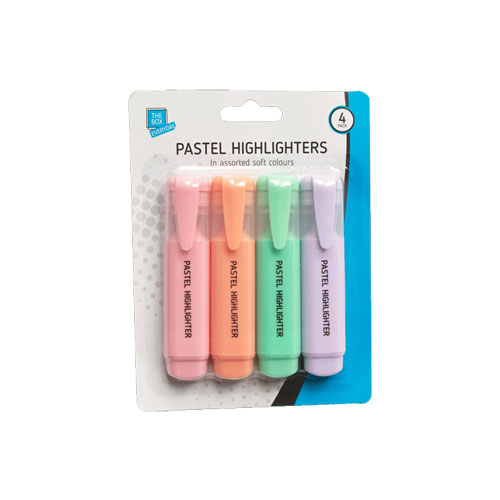 Pastel Highlighter Pens 4 Pack