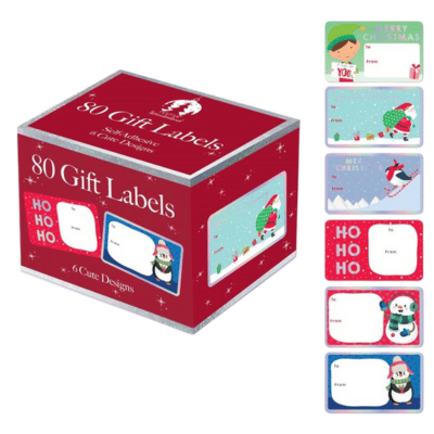 Boxed Christmas Gift Labels 80 Cute Designs