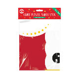 Giant Plastic Santa Sack 60cm x 76cm