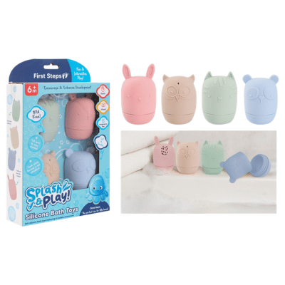 First Steps Splash & Play Silicone Bath Buddies