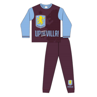 Official Boys Older Aston Villa Pyjamas