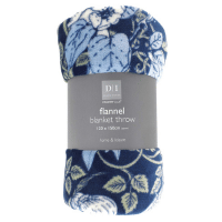 Flora and Fauna Design Super Soft Flannel Blanket Throws