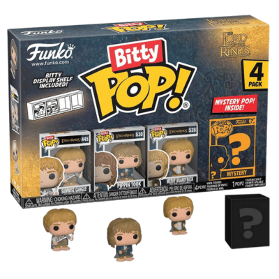 Official Funko Bitty POP! Lord Of The Rings - Samwise 4-Pack & Surprise Mystery Mini Figure