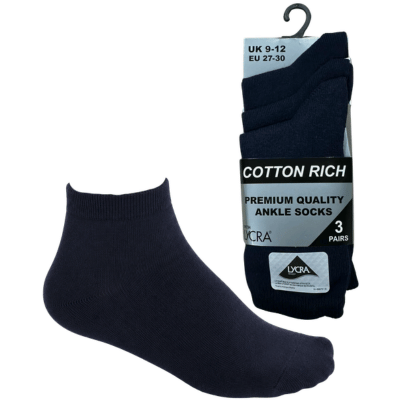Childrens School Socks Navy