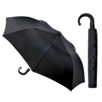 Mens Auto Folding Umbrella In Black