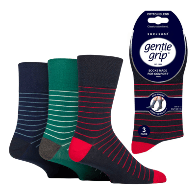 Mens Gentle Grip Socks Compass