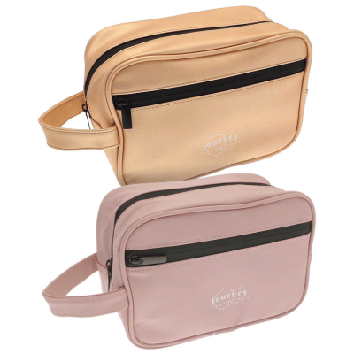 Journey Essentials Ladies Wash & Cosmetic Bag With Carry Handle