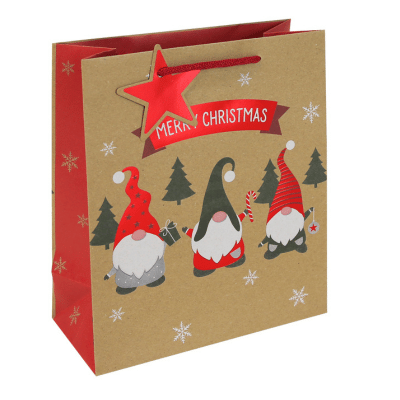 Gonk Kraft Medium Christmas Gift Bag