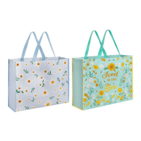 Coco & Gray Shopping Bag Foil Print Bee & Daisy