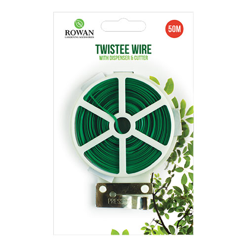 Twistee Garden Wire With Dispenser & Cutter