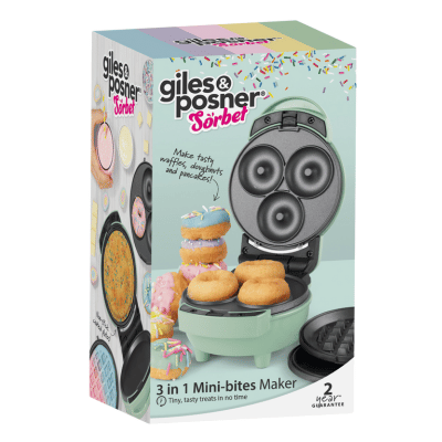Giles & Posner 3 in 1 Mini-Bites Maker - 400W
