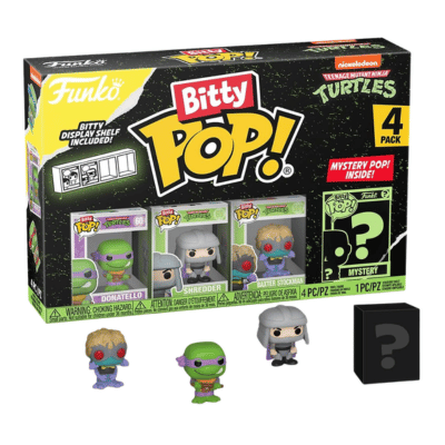 Official Funko Bitty POP! Teenage Mutant Ninja Turtles - 4 Pack Collectables - Styles May Vary