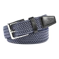 Stretchy Belt Blue/White