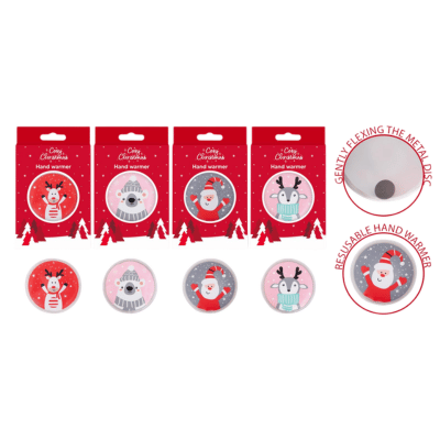 Cosy Christmas Design Hand Warmers