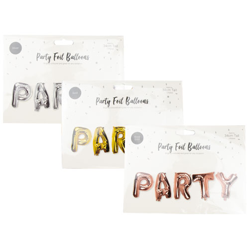 Party Foil Balloons Pack