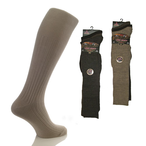 Mens Long Wool Cascade Socks