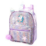 Playtoy Sequin Front Pocket Backpack Star Unicorn