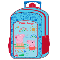 Official Large Deluxe Peppa Pig Trolley Backpack