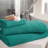 Egyptian Cotton Hampton Bath Sheets Aqua