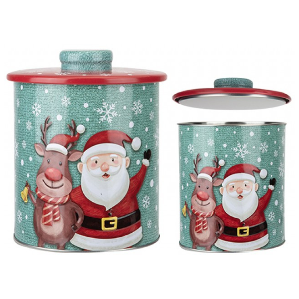 Christmas Biscuit Tin 15.5cm