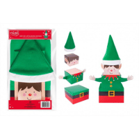 Christmas Elf Stacking Gift Boxes 3 Pack