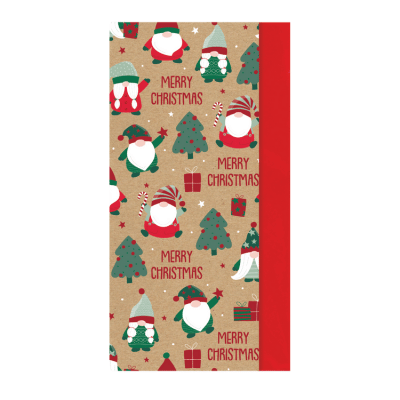Festive Gonk Design 8 Sheet Tissue Paper