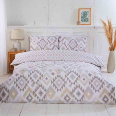 Ikat Reversible Duvet Set