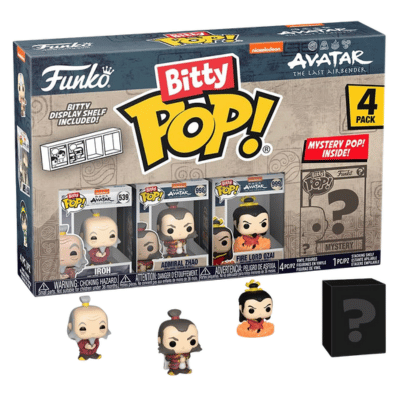 Official Funko Bitty POP! Avatar: TLA - Iroh, Admiral Zhao, Fireloard Ozai, & A Surprise Bitty POP!