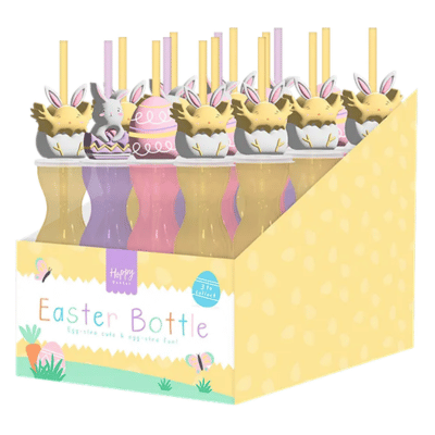 Reusable Easter Drinks Bottle with Straw