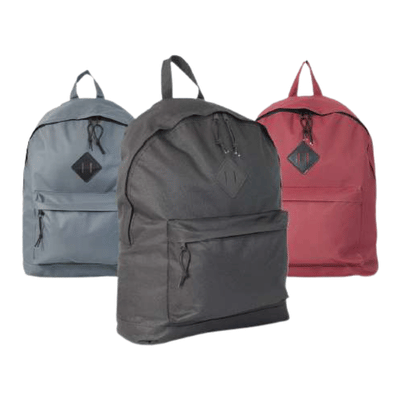 Everyday Backpack With Logo + Zip Pocket