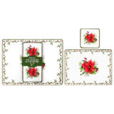 Christmas Holly 4 Pack Placemats And Coasters