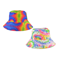 Adult Dye Print Reversible Bucket Hat 58cm
