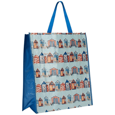 The Homestore Beach Hut Design Shopping Bag