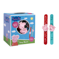 Official Peppa Pig Silicone Snap Bands