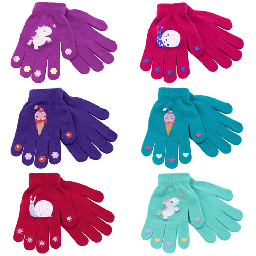 Girls Gripper Magic Gloves