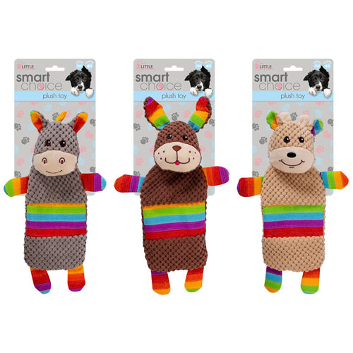 Small Dog And Puppy Rainbow Plush Toy