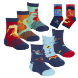 Baby Boys 3 Pack Dragon Socks